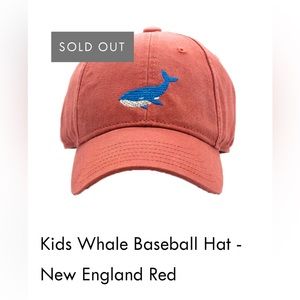 NWT Harding Lane Kids Whale Baseball Hat